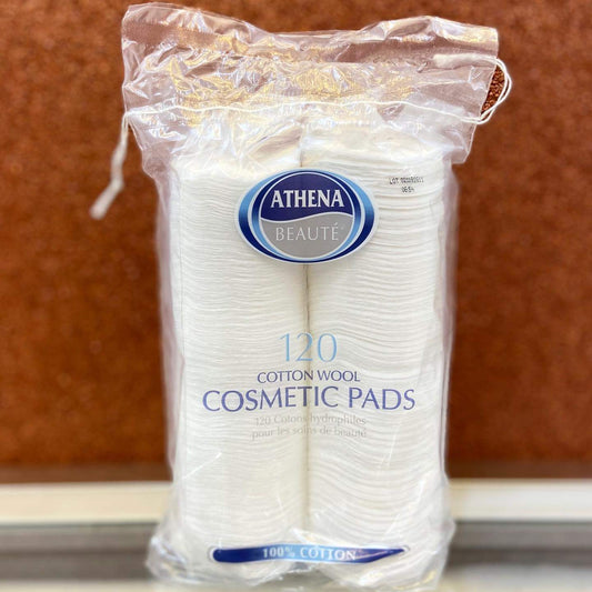 Athena Beaute Cotton Wool Cosmetic Pads (120 Pads)