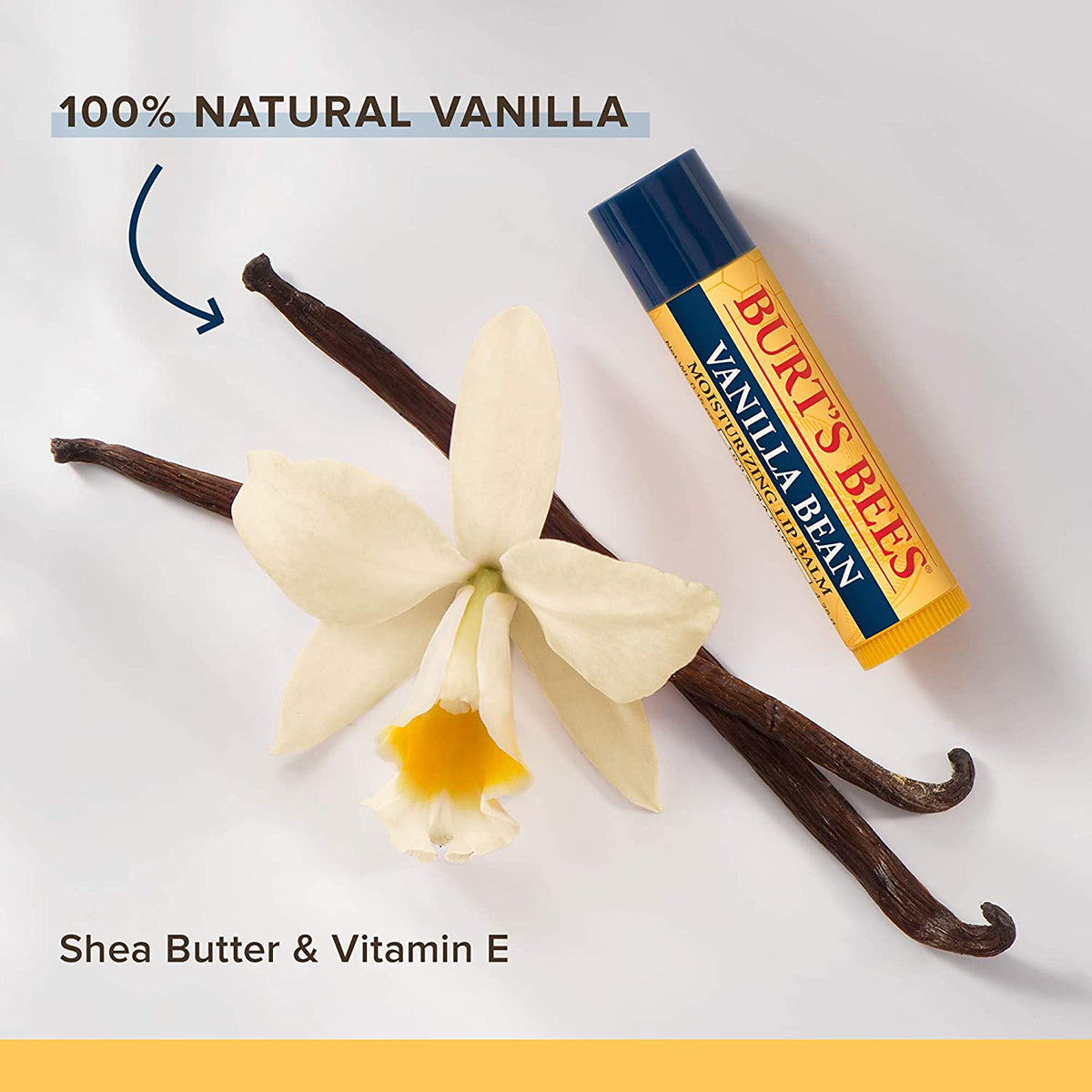 Burt's Bees Vanilla Bean Lip Balm 4.25g