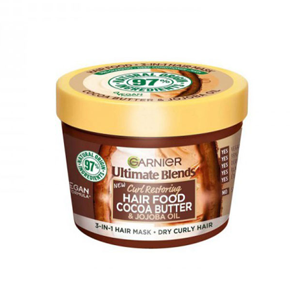 Garnier Ultimate Blends New Curl Restoring Cocoa Butter & Jojoba Oil Hair Mask 390ml