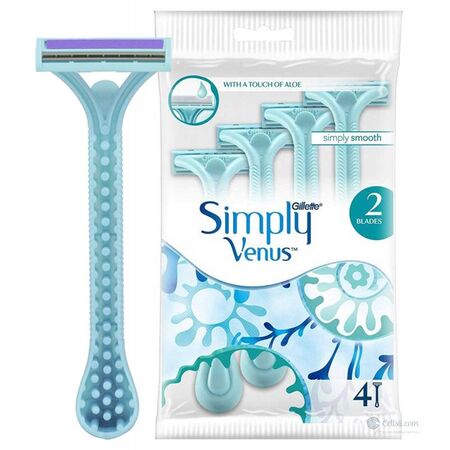 Gillette Simply Venus 2 Disposable Razor 4 pcs
