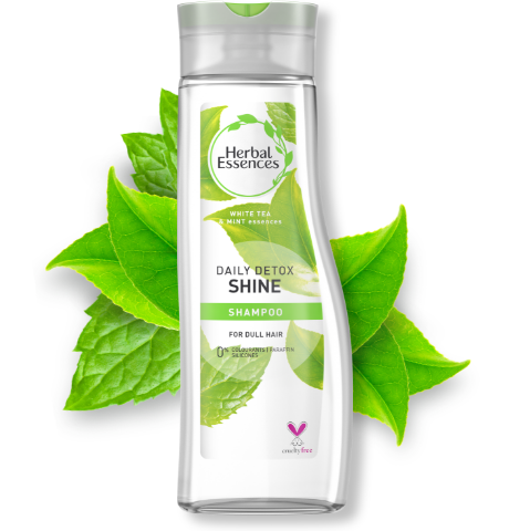 Herbal Essences Daily Detox Shine White Tea & Mint Shampoo 400ml