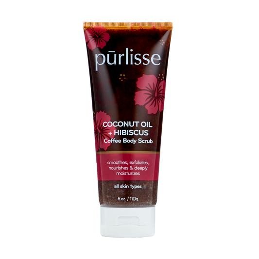 Purlisse Coconut Oil + Hibiscus Coffee Body Scrub 170ml