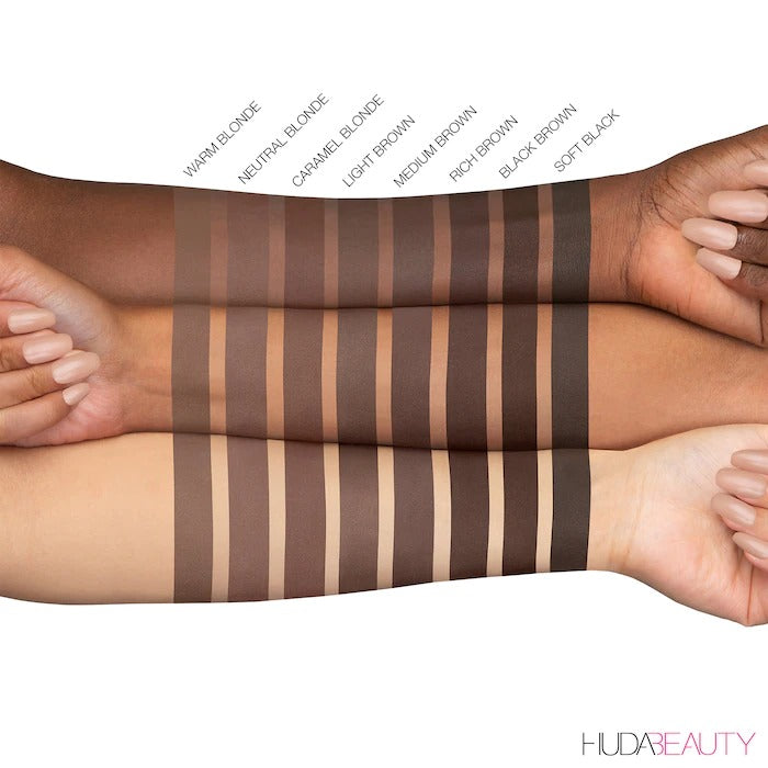 Huda Beauty #BombBrows Full 'n Fluffy Volumizing Fiber Gel- 2 Neutral Blonde