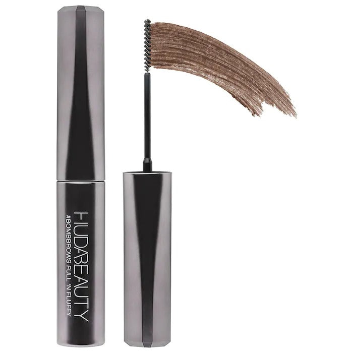 Huda Beauty #BombBrows Full 'n Fluffy Volumizing Fiber Gel- 4 Light Brown