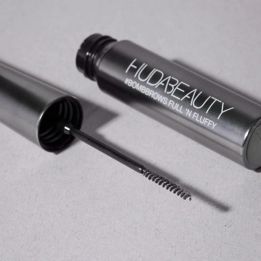 Huda Beauty #BombBrows Full 'n Fluffy Volumizing Fiber Gel- 4 Light Brown