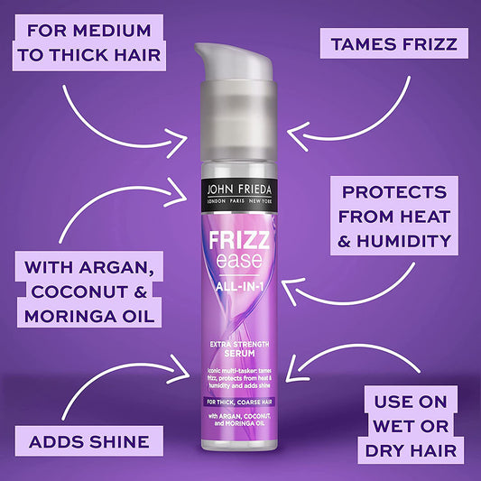 John Frieda Frizz Ease All-in-1 Extra Strength Serum 50ml