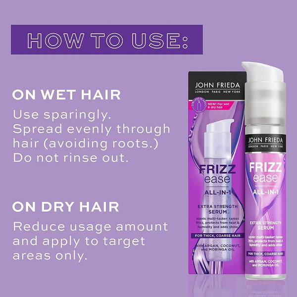 John Frieda Frizz Ease All-in-1 Extra Strength Serum 50ml