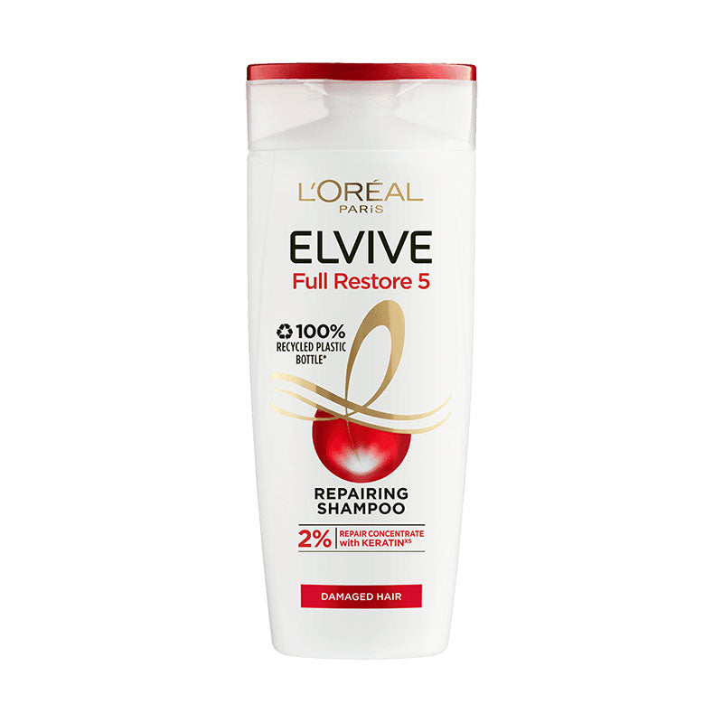 L'Oreal Paris Elvive Full Restore 5 Repairing Shampoo For Weak, Damaged Hair 400ml