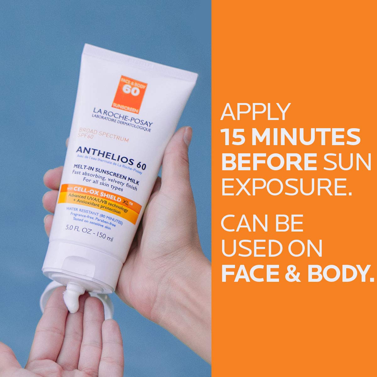 La-Roche Posay Anthelios Melt-In Milk Sunscreen SPF60, 150ml