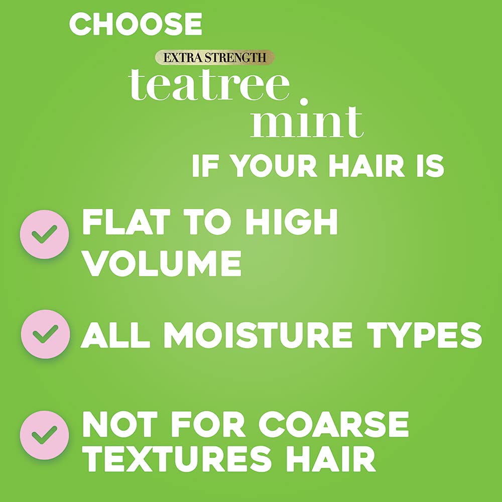 OGX Extra Strength Refreshing Scalp Teatree Mint Shampoo 385ml