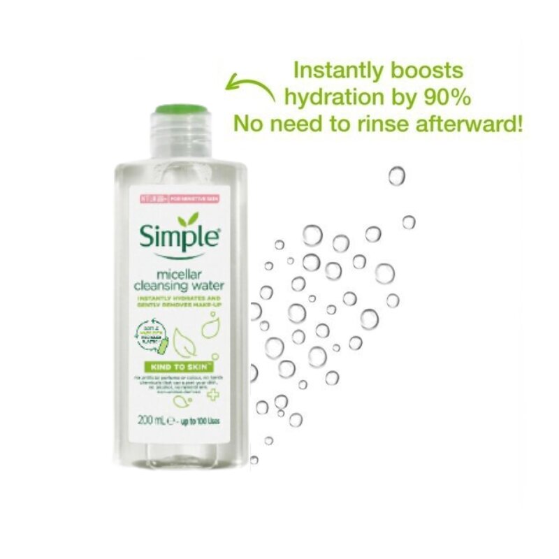 Simple Kind to Skin Micellar Cleansing Water 200ml