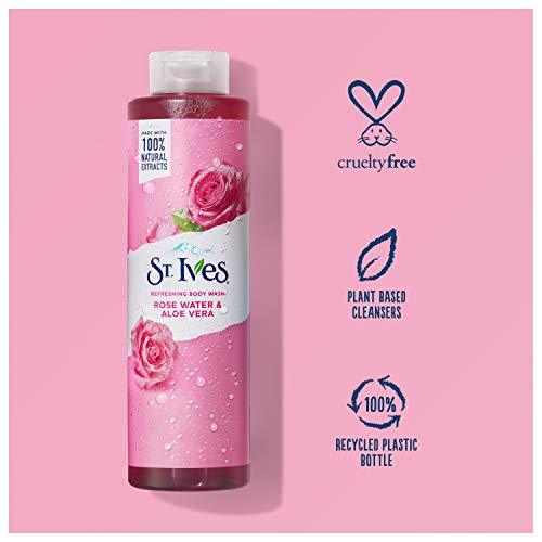 St. Ives Rose Water & Aloe Vera Refreshing Body Wash 650ml