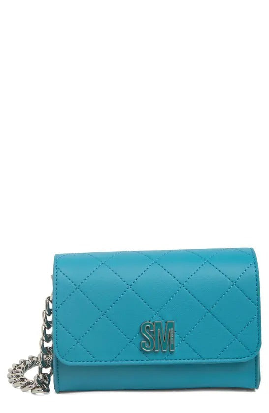 Steve Madden, Bags, Steve Madden Sapphire Blue Bevelyn Crossbody Purse