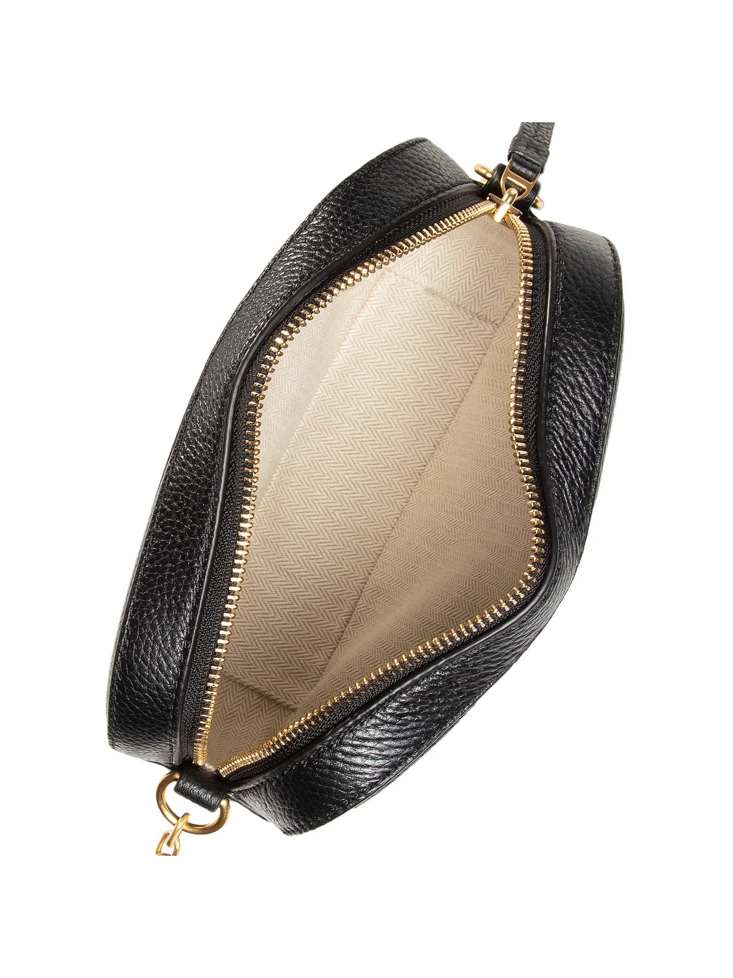 Tory Burch McGraw Leather Camera Bag- Black