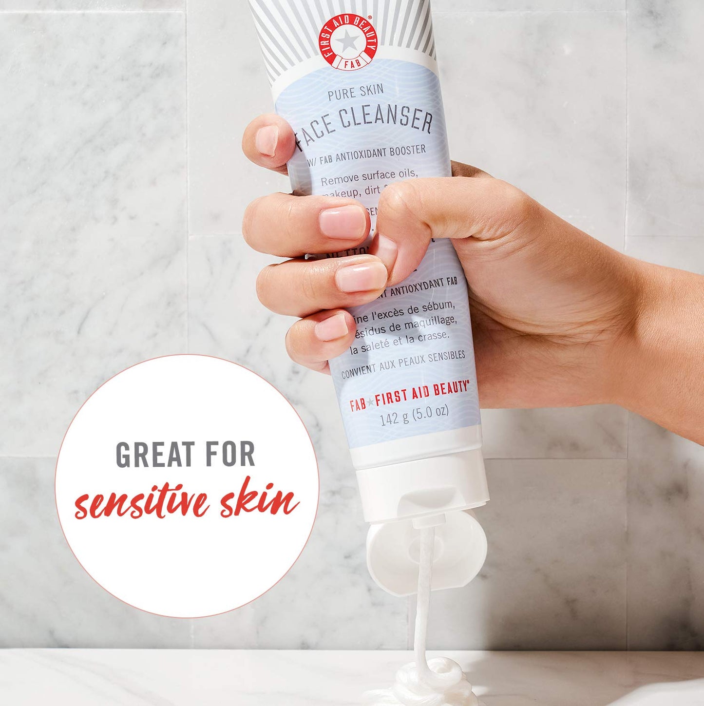 First Aid Beauty Pure Skin Face Cleanser 142g