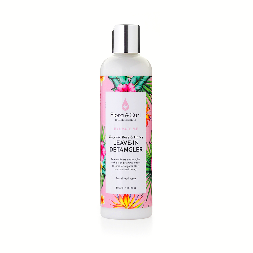 Flora & Curl Hydrate Me Rose Water & Honey Leave-in Detangler 300ml