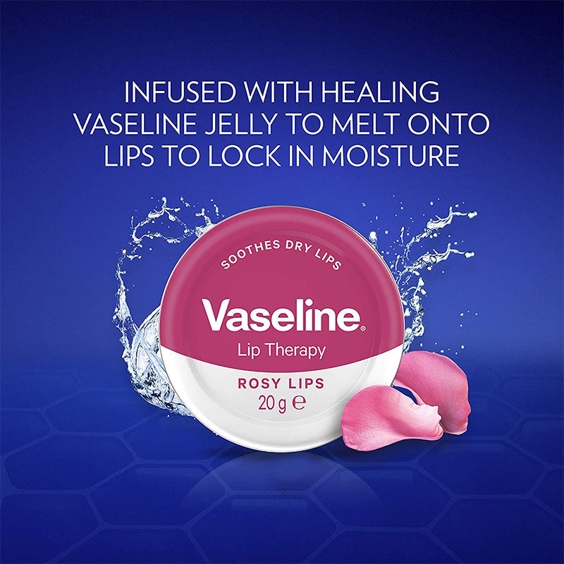 Vaseline Lip Therapy Rosy Lips - 20gm