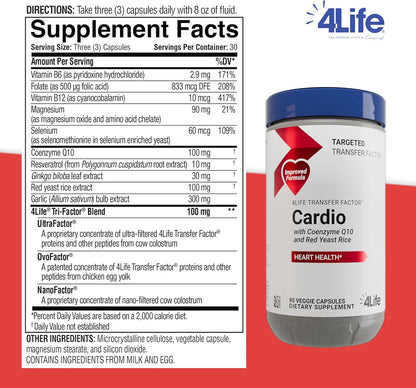 4Life Transfer Factor Cardio 120 Capsulas