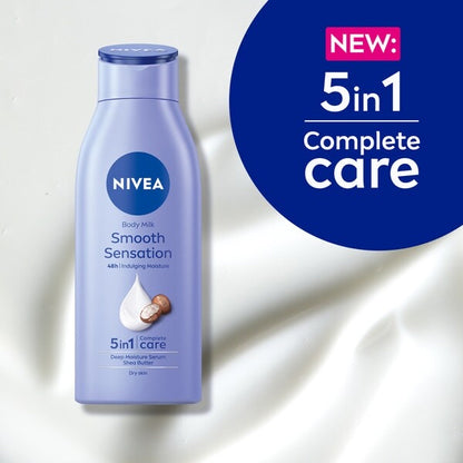 Nivea Body Milk smooth sensation for dry skin, 400 mL