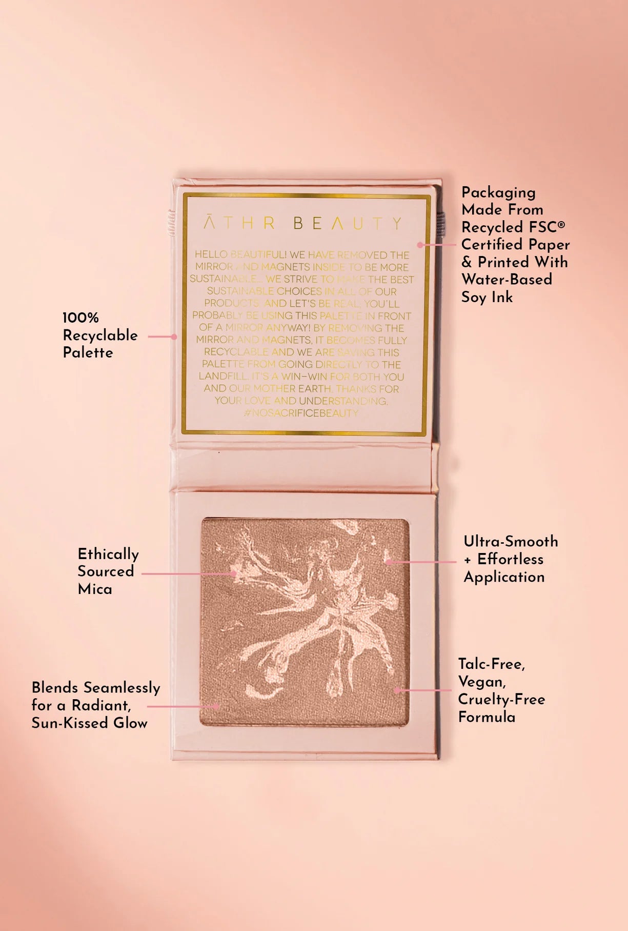 ATHR Beauty Diffused Reflections Bronzing Powder-Aurora