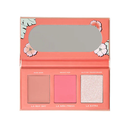 Alamar Cosmetics Viva Las Cheekas Cheek Palette- Fair/Light