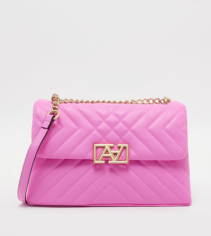 Aldo Elberenna Quilted Crossbody Bag- Pink