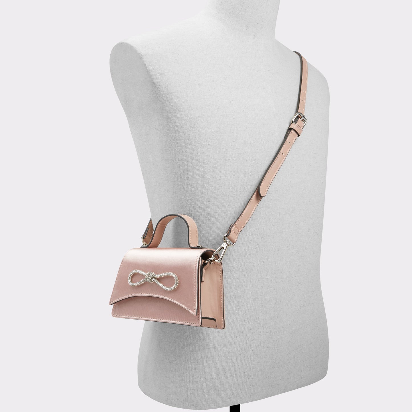 Aldo Papioni Top Handle Bag- Light Pink