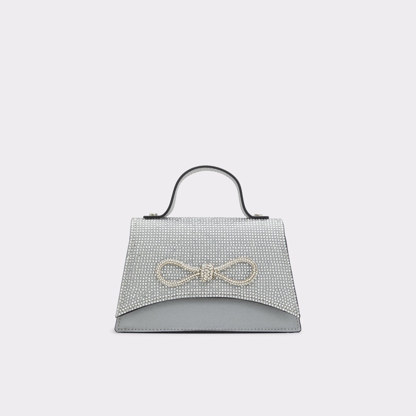 Aldo Papionne Top Handle Bag- Silver