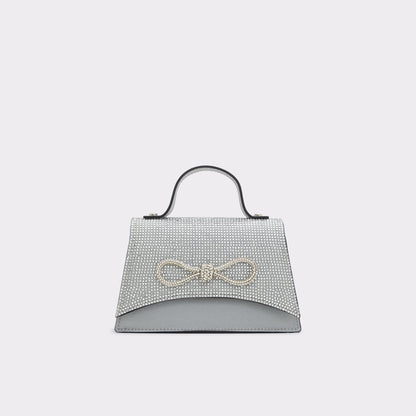 Aldo Papionne Top Handle Bag- Silver