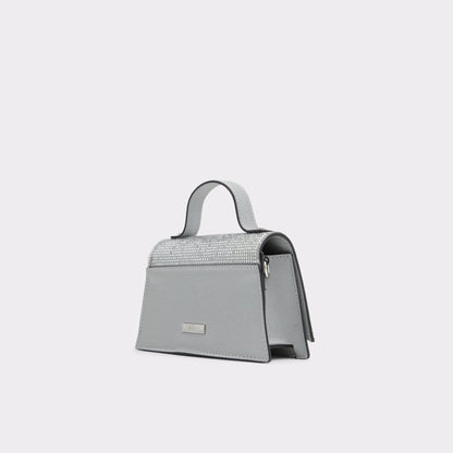 Aldo Papionne Top Handle Bag- Silver