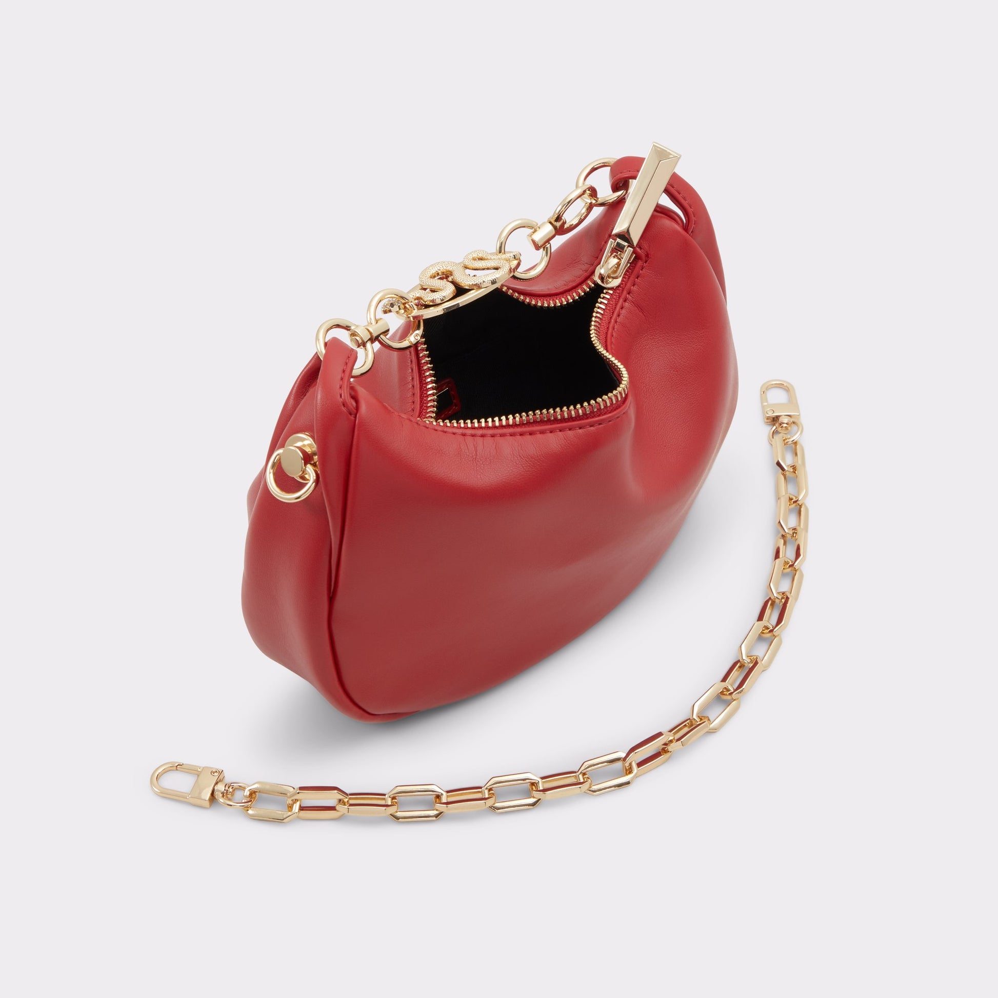 Aldo Pythonnx Shoulder Bag- Red