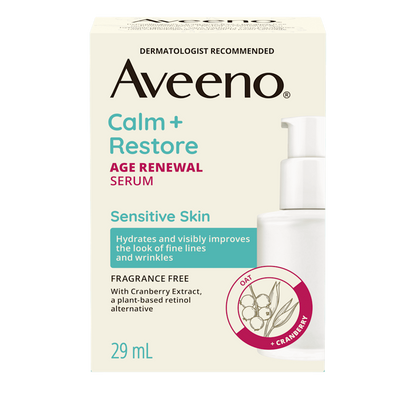 Aveeno Calm + Restore Age Renewal Serum 29ml