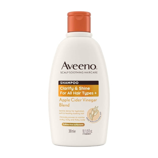 Aveeno Clarify & Shine Apple Cider Vinegar Blend Shampoo 300ml