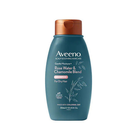 Aveeno Gentle Moisture + Rose Water & Chamomile Blend Shampoo 354ml