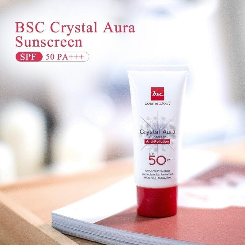 BSC Crystal Aura Sunscreen Anti-Pollution SPF50 PA+++ 20g