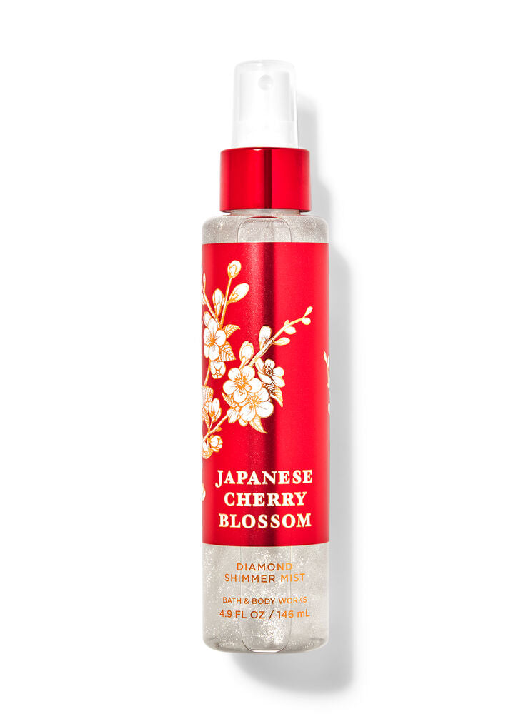 Bath & Body Works Japanese Cherry Blossom Diamond Shimmer Mist 145ml