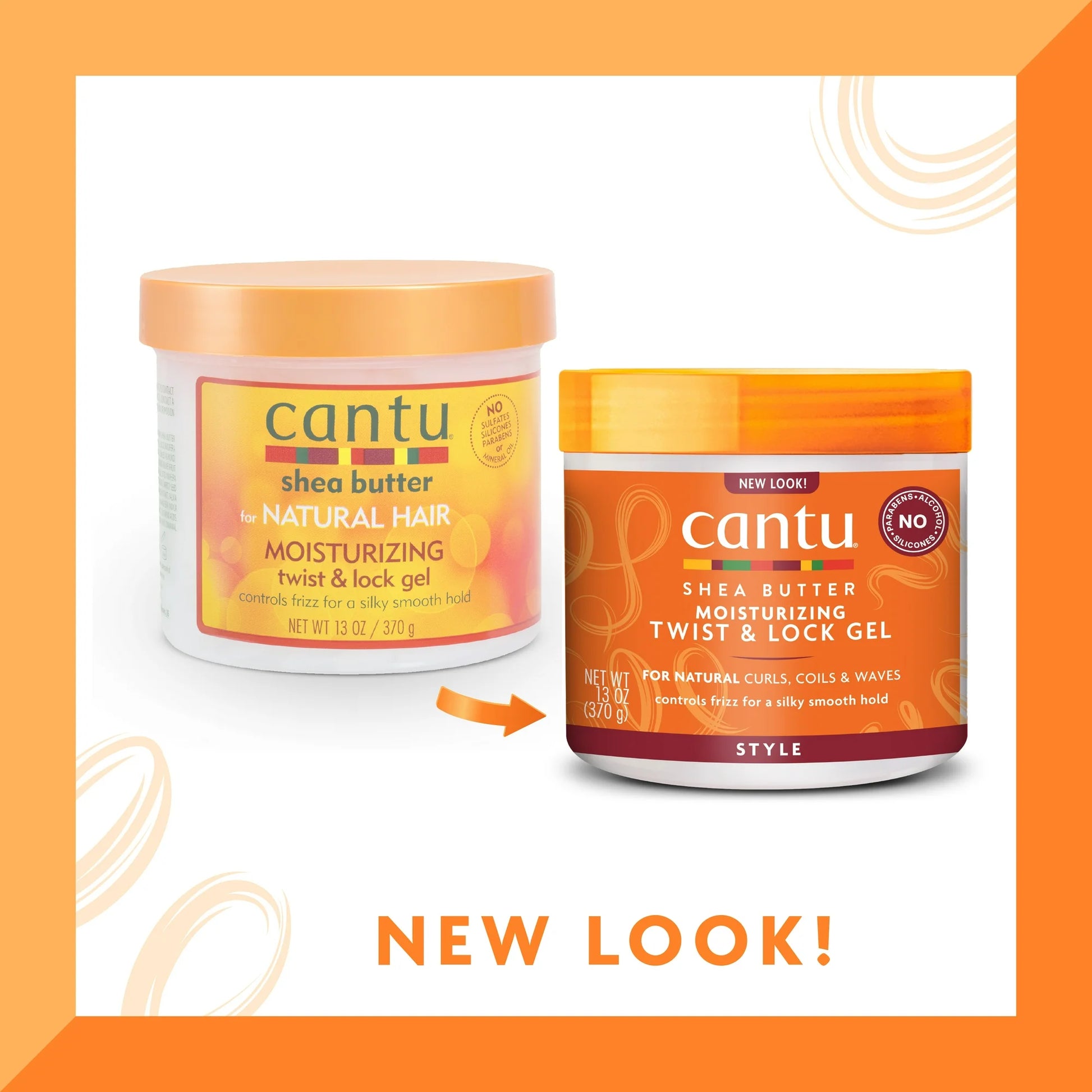 Cantu Moisturizing Twist & Lock Gel 370g