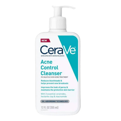 CeraVe Acne Control Cleanser with Salicylic Acid 355ml USA
