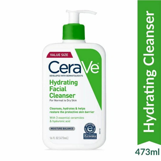 CeraVe Hydrating Facial Cleanser Normal To Dry Skin 473ml