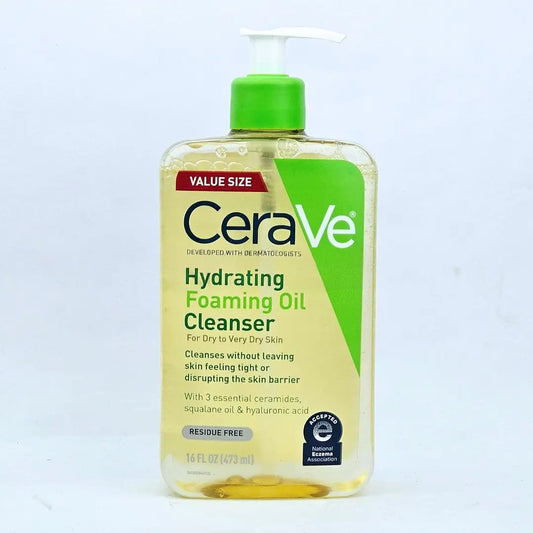 CeraVe Hydrating Foaming Oil Cleanser Dry to Very Dry Skin 473ml