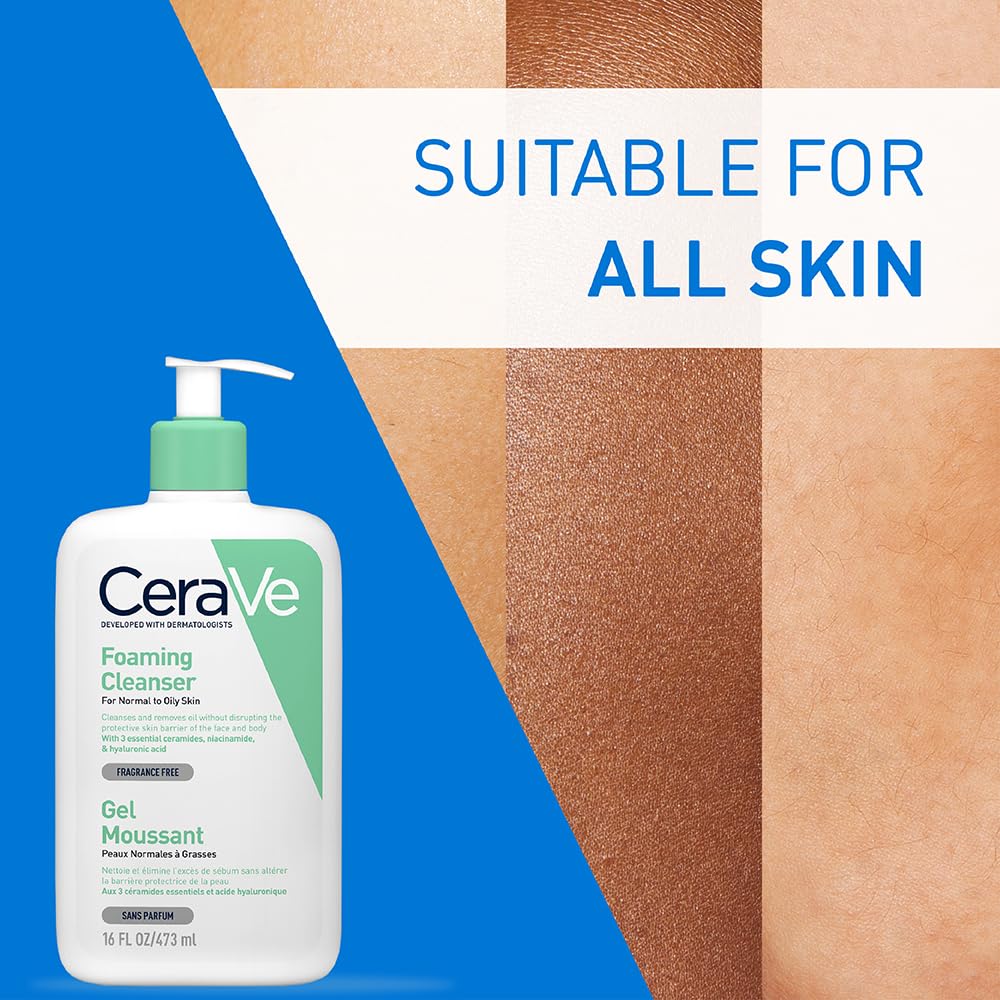 CeraVe Foaming Cleanser For Normal To Oily Skin 236ml