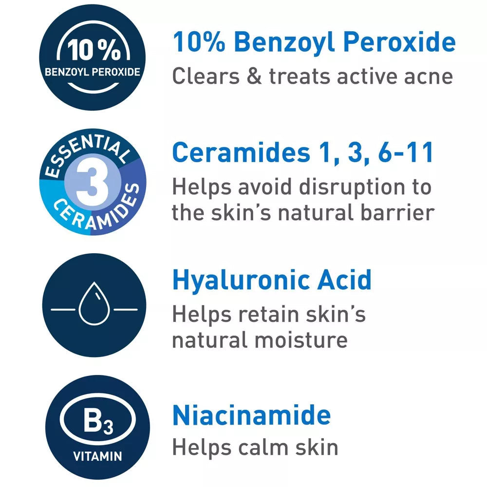 Cerave Acne Foaming Cream Wash (USA) 150ml