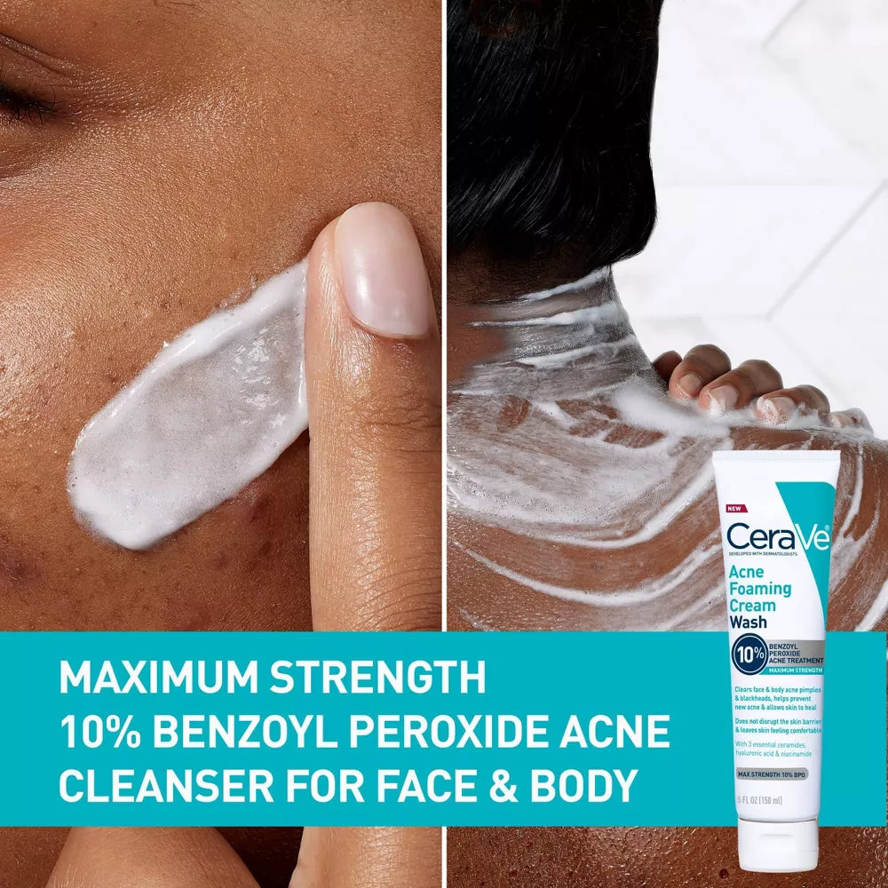 Cerave Acne Foaming Cream Wash (USA) 150ml