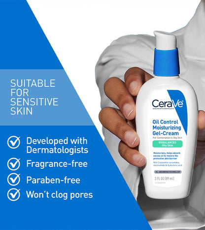 Cerave Oil Control Moisturizing Gel Cream 60ml