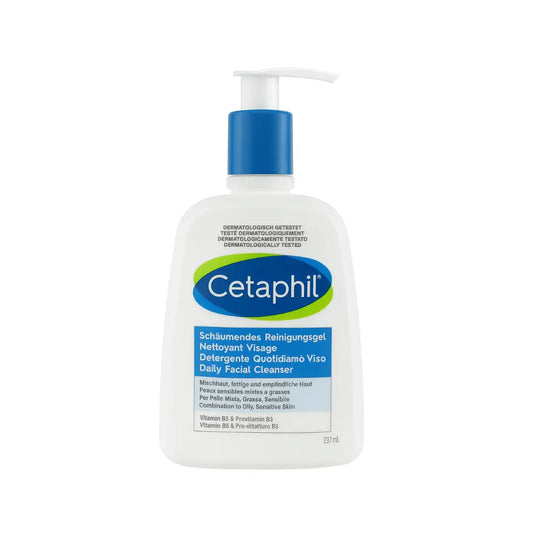 Cetaphil Daily Facial Cleanser Combination to Oily, Sensitive Skin 237ml