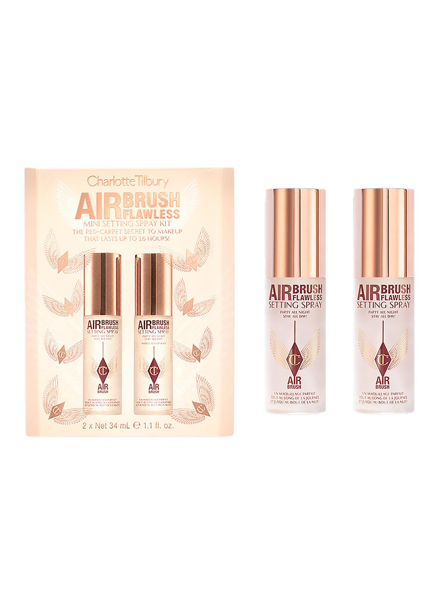 Charlotte Tilbury Airbrush Flawless Mini Setting Spray Kit