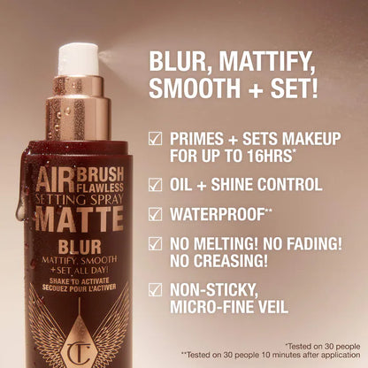 Charlotte Tilbury Mini Airbrush Flawless Matte Blurring & Waterproof Setting Spray 34ML