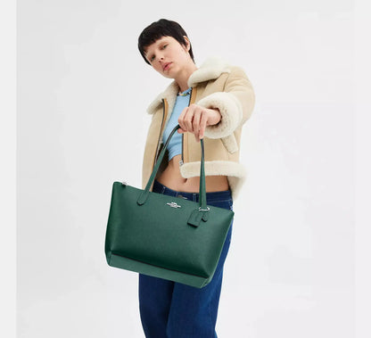 Coach Fiona Zip Tote Bag InEmerald Green