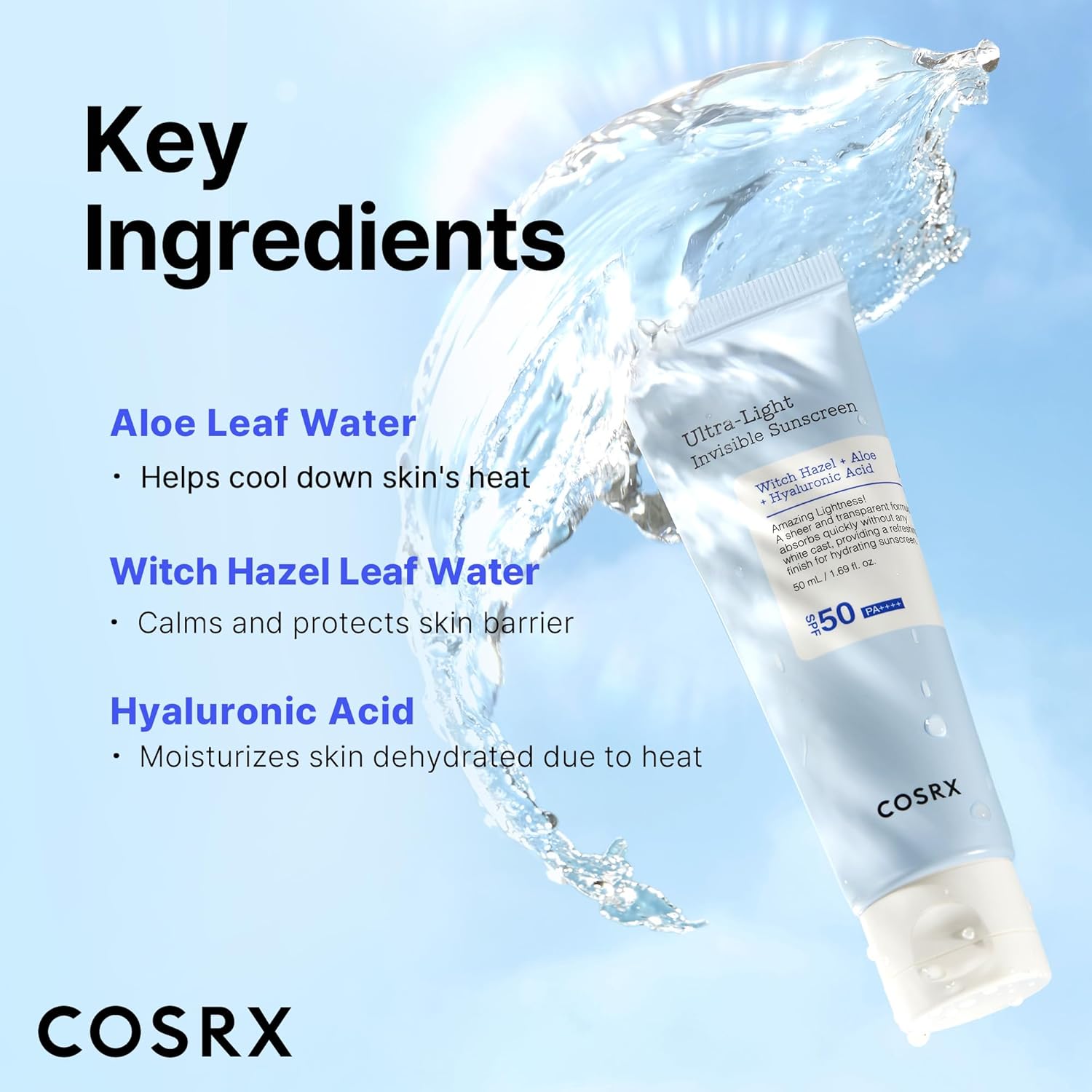 Cosrx Ultra Light Invisible Sunscreen 50ml