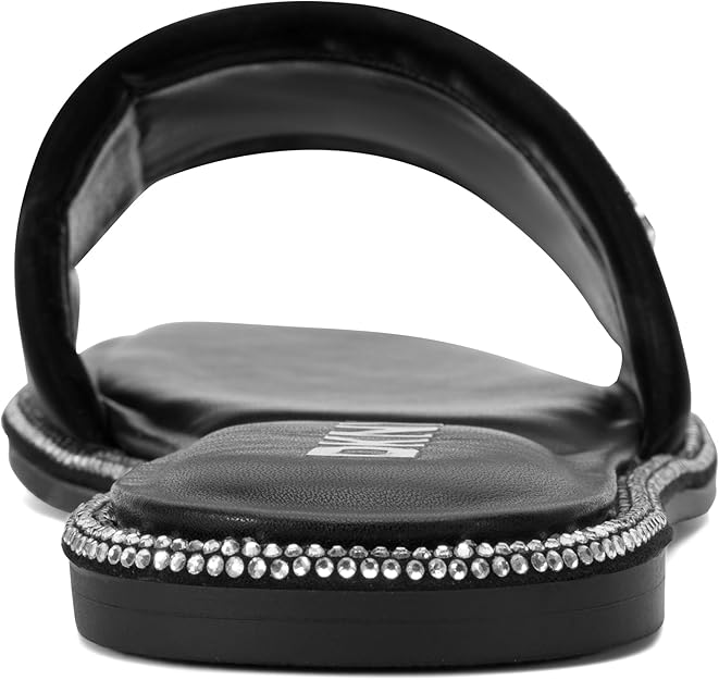 DKNY Women's Bavant Studded Flat Slide Sandals (US 7.5)